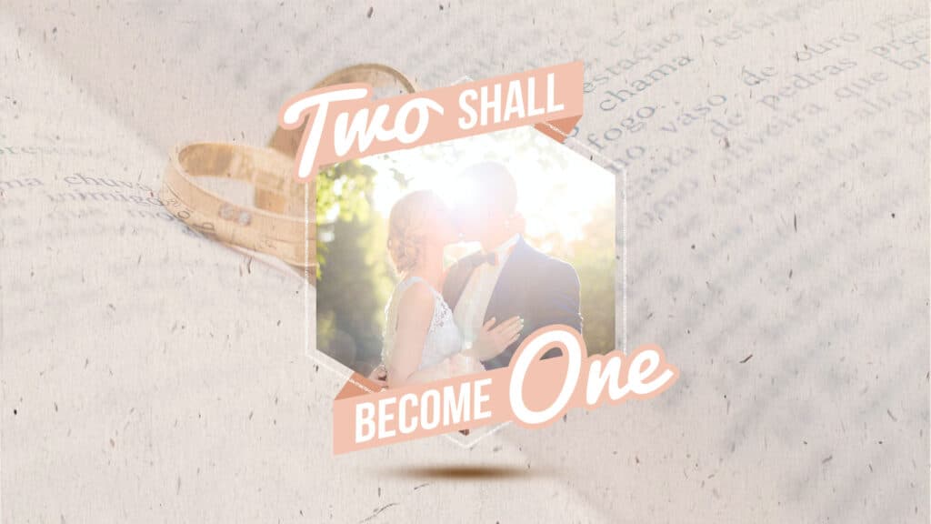 Wedding rings and couple in love